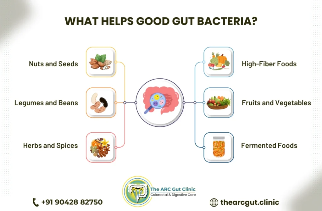 what helps good gut bacteria